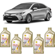 5 Óleo Toyota Corolla 1.8/ 2.0 Helix Ultra SP 5W-30 Shell