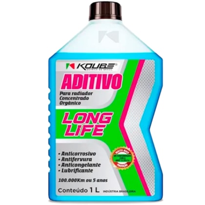 Aditivo Concentrado Azul Orgânico Long Life Koube