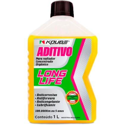 Aditivo Concentrado Orgânico Long Life Amarelo Koube