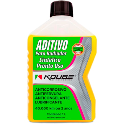 Aditivo Radiador Sintético Pronto Para Uso Koube Amarelo