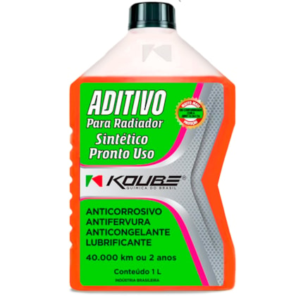 Aditivo Radiador Sintético Pronto Para Uso Koube Laranja