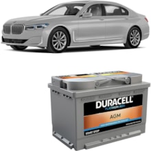 Bateria Start Stop Agm92a Bmw 750i 2017 a 2022 Duracell