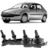 Bobina De Ignição Peugeot 206 207 1.6 2006 a 2014 Ngk