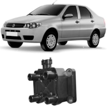 Bobina Ignição Fiat Siena Tetrafuel 1.4 8v 2007 a 2023 Ngk