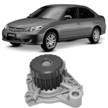 Bomba Água Honda Civic 1.7 16v 4cil 2001 a 2006 Schadek Bomba Água Honda Civic 1.7 16v 4cil 2001 a 2006 Schadek