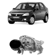 Bomba De Água Renault Logan 1.0 16v 2011 a 2013 Schadek