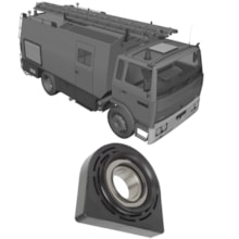 Coxim Mancal com Rolamento Renault G210 Suporte Rei
