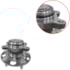Cubo Roda Traseiro New Civic C/ABS 2007/2016 Hipper Freios