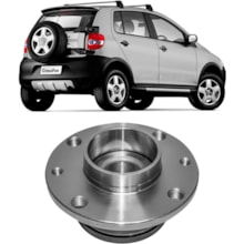 Cubo RodaTraseira Crossfox 1.6 8v 2005 2006 2007 a 2020 Skf