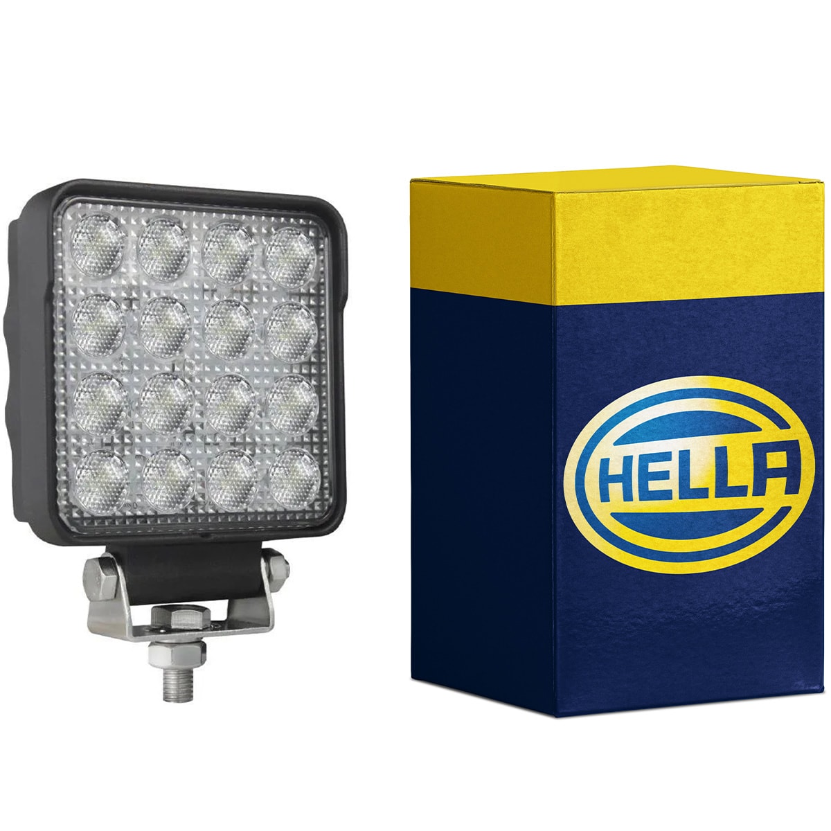 Farol Auxiliar Valuefit 4sq 2.0 16 Leds Longo Alcance Hella - Box