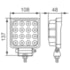 Farol Auxiliar Valuefit 4sq 2.0 16 Leds Longo Alcance Hella