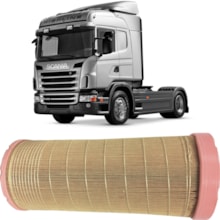 Filtro Ar Interno Scania Serie G 400 2010 a 2018 Mann Filter