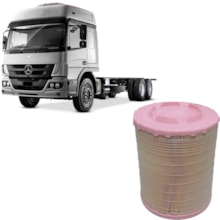 Filtro Ar Mb Atego 2428 Om 906 La 2004 a 2023 Mann Filter