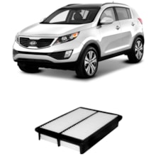 Filtro Ar Motor Sportage 2.0 2.7 2005 2006 2007/... Wega