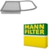 Filtro Ar Volkswagen Gol 1.0 12V 2016 a 2023 Mann Filter