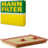 Filtro Ar Volkswagen T-Cross 1.4 Tsi 2019 Mann Filter