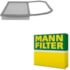 Filtro Ar Volkswagen up! 1.0 12V 2014 a 2021 Mann Filter