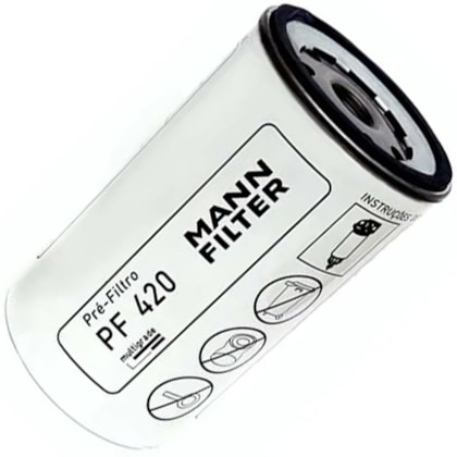 Filtro Combustível Ford cargo 2628 E 2005 a 2011 Mann Filter