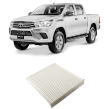 Filtro de Cabine sem Carvão Toyota Hilux 2.7 após 2016 Wega