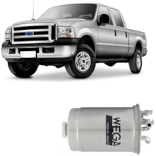 Filtro de Combustível Diesel Ford F-250 4.2 2001 a 2006 Wega