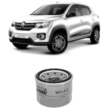 Filtro de Óleo Blindado Renault Kwid 1.0 após 2017 Wega