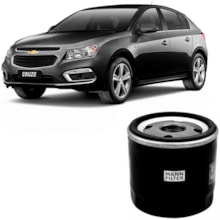 Filtro Óleo Chevrolet Cruze 1.4 16V 2016 a 2023 Mann Filter