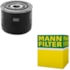 Filtro Óleo Fiat Ducato 250 2.3 2001 a 2005 Mann Filter