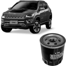 Filtro Óleo Jeep Compass 2.0 16V 2016 a 2023 Mann Filter