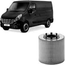 Filtro Óleo Renault Master 2.5 16V 2005 a 2012 Mann Filter