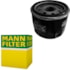 Filtro Óleo Toyota Etios 1.3 16V 2012 a 2021 Mann Filter