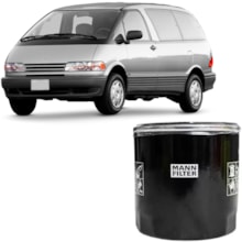 Filtro Óleo Toyota Previa 2.4 16V 1990 a 2000 Mann Filter