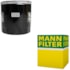 Filtro Óleo Toyota Previa 2.4 16V 1990 a 2000 Mann Filter