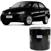 Filtro Óleo Volkswagen Voyage 1.0 2016 a 2023 Mann Filter