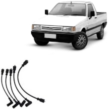 Jogo Cabo Vela Fiat Fiorino Pick-Up 1.3 1.5 1990 a 1991 Ngk Jogo Cabo Vela Fiat Fiorino Pick-Up 1.3 1.5 1990 a 1991 Ngk