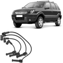 Jogo Cabo Vela Ignição Ford Ecosport 2.0 16v 2003 a 2008 Ngk Jogo Cabo Vela Ignição Ford Ecosport 2.0 16v 2003 a 2008 Ngk