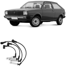 Jogo Cabo Vela  Ignição Vw Gol 1.3 1.6 Ar 1980 a 1983 Ngk