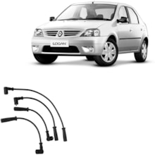 Jogo Cabo Vela Renault Logan 1.6 8v Flex  2007 a 2017 Ngk