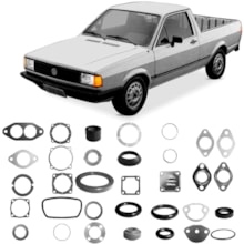 Jogo Junta Motor Vw Saveiro 1600 1.6 1982 a 1986 Sabó