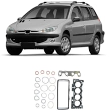 Jogo Junta Superior Sem Retentor C3 Peugeot 206 207 Elring