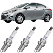 Jogo Kit 3 Velas HB20 HB20S 1.0 12v desde 2016 Iridium Ngk