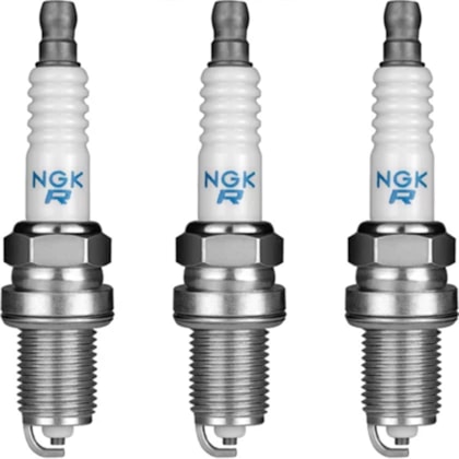 Jogo Kit 3 Velas Ignição Fox 1.0 12v EA2011 3 Cilindros Ngk