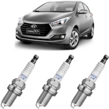 Jogo Kit 3 Velas Ignição Hyundai HB20 17 a 2023 Ngk Iridium Jogo Kit 3 Velas Ignição Hyundai HB20 17 a 2023 Ngk Iridium