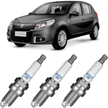 Jogo Kit 3 Velas Ignição Sandero 1.0 12v 2008 a 2023 Ngk Jogo Kit 3 Velas Ignição Sandero 1.0 12v 2008 a 2023 Ngk