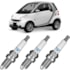 Jogo Kit 3 Velas Ignição Smart Fortwo 1.0 2008 a 2014 Ngk