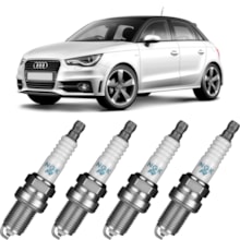 Jogo Kit 4 Velas Audi A1 2011 a 2018 Laser Platinum NGK Jogo Kit 4 Velas Audi A1 2011 a 2018 Laser Platinum NGK