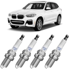 Jogo Kit 4 Velas Ignição Bmw X3 2018 2019 a 2021 Ngk Iridium Jogo Kit 4 Velas Ignição Bmw X3 2018 2019 a 2021 Ngk Iridium