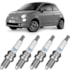 Jogo Kit 4 Velas Ignição Fiat 500 1.4 16v 2009 a 2019 Ngk