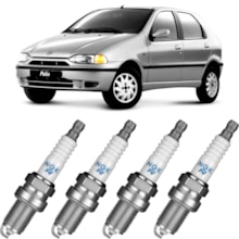 Jogo Kit 4 Velas Ignição Fiat Palio 1.5 8v 1996 a 2017 Ngk Jogo Kit 4 Velas Ignição Fiat Palio 1.5 8v 1996 a 2017 Ngk