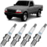 Jogo Kit 4 Velas Ignição Ford Ranger 2.3 8v 1996 1997 Ngk