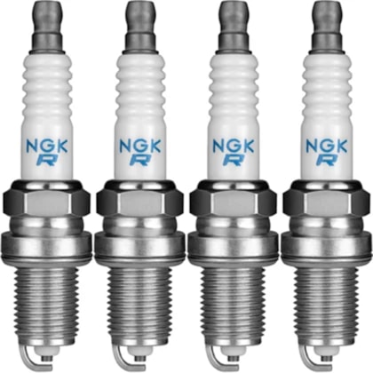 Jogo Kit  4 Velas Ignição Fox 1.6 16v EA2011 4 Cilindros Ngk